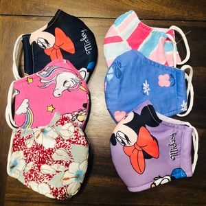 Kid face masks (6 pack)